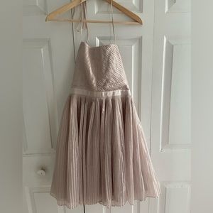 Banana Republic Halter fit and flare formal dress